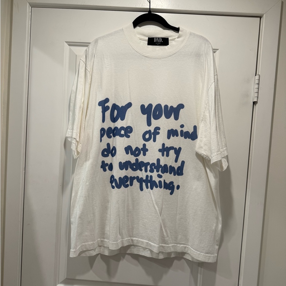 DND by Ferris White and Blue Graphic Tee